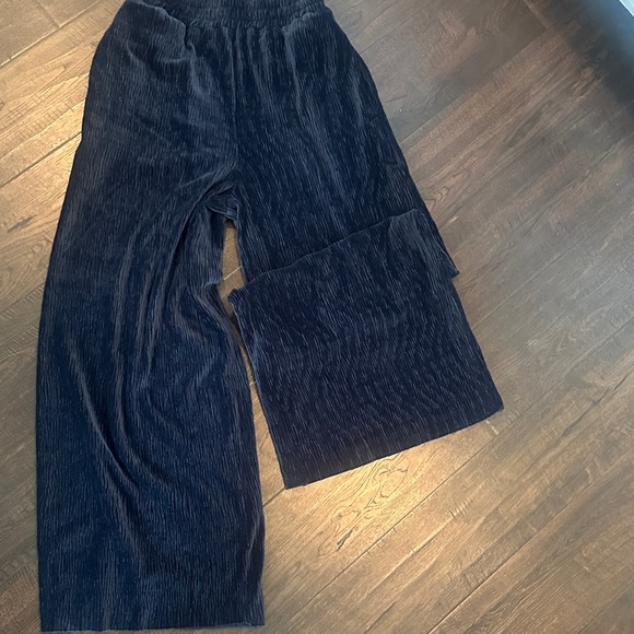 Blue Velvet Lounge Pants - Picture 1 of 1